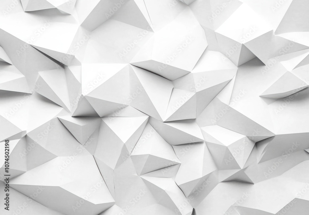 White Geometric Background. White Geometric Background.
