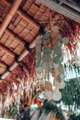 Beautiful house decoration hanging on a ceiling