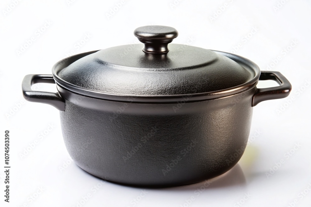 Isolated Iron Black Pot Pan on White Background for Culinary Photography and Kitchenware Displays, Perfect for Stock Images and Creative Food Presentation Ideas Isolated Iron Black Pot Pan on White Background for Culinary Photography and Kitchenware Displays, Perfect for Stock Images and Creative Food Presentation Ideas
