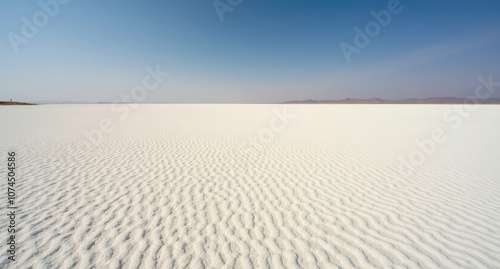 Rann of Kutch Salt Desert, India, endless white salt flats under a vast sky. Captured in natural light with Nikon D850, highlighting isolation and ethereal desert landscape.
