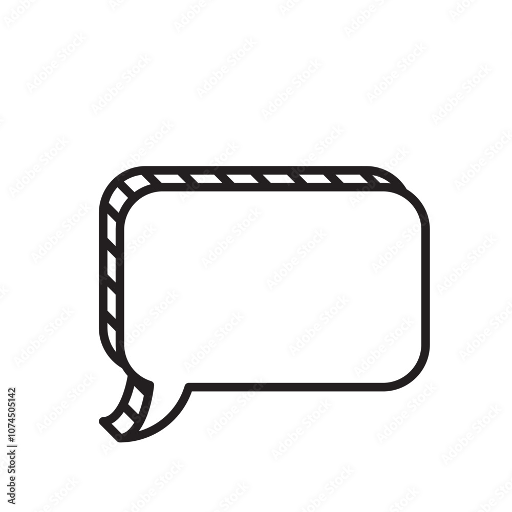 Naklejka premium Doodle Text Box