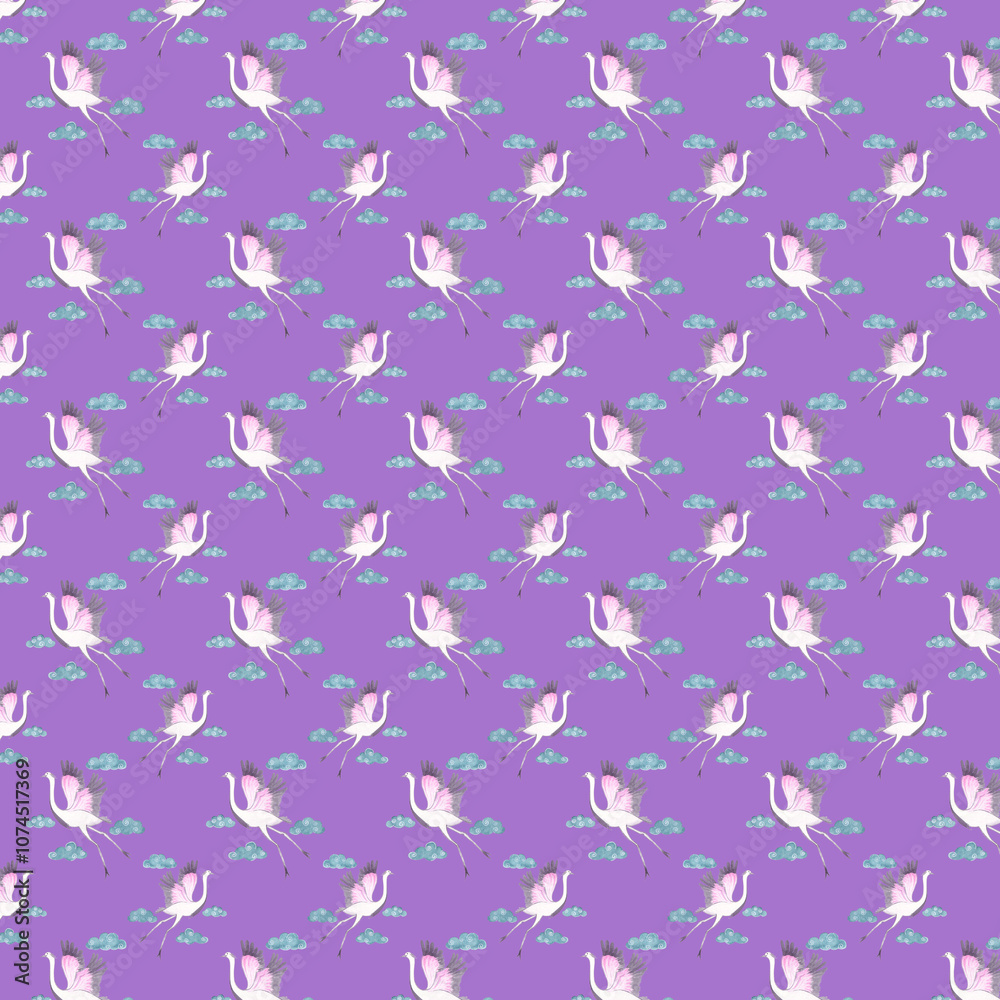 10 Seamless Pattern Set, Watercolor birds, Scrapbook Paper, pattern Fabric, Beautiful Backgrounds, White birds ,background of purple colors, birds fly
10 Seamless Pattern Set, Watercolor birds, Scrapbook Paper, pattern Fabric, Beautiful Backgrounds, White birds ,background of purple colors, birds fly