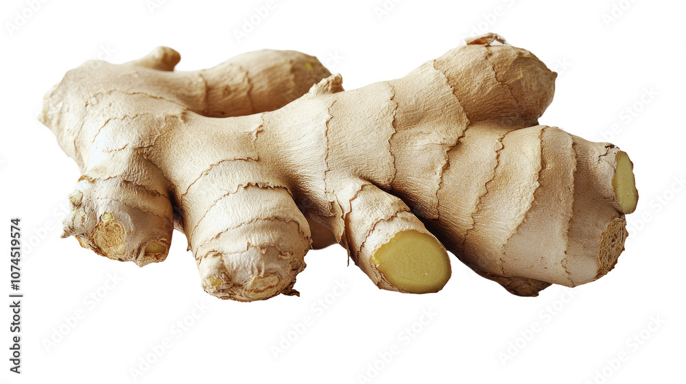 Fresh Ginger Root on transparent Background Fresh Ginger Root on transparent Background