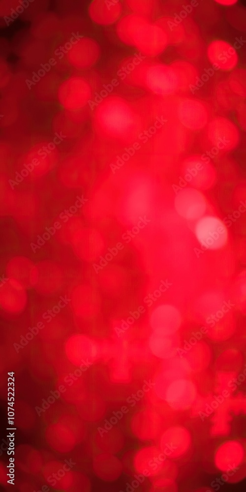 Red bokeh snowflakes creating a festive and magical background, Christmas, holiday Red bokeh snowflakes creating a festive and magical background, Christmas, holiday