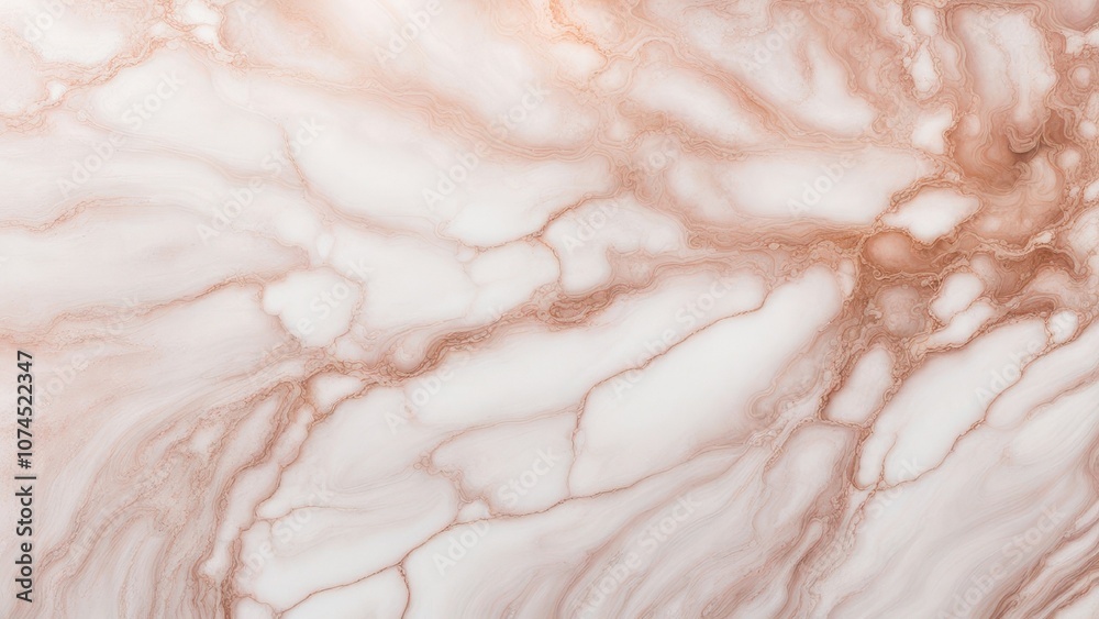 Fototapeta premium Pink marble texture with Creamy white veins background