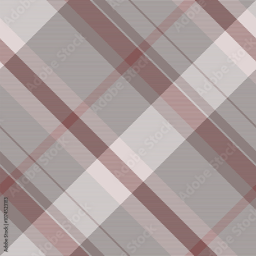 Argyle plaid background check, customize textile texture tartan. Sensual pattern seamless fabric vector in pastel and silver colors.