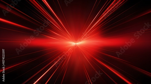 Radial red light through the tunnel glowing in the darkness for print designs templates, Advertising materials, Email Newsletters, Header webs, e commerce signs retail shopping, advertisement business