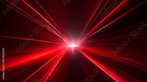 Radial red light through the tunnel glowing in the darkness for print designs templates, Advertising materials, Email Newsletters, Header webs, e commerce signs retail shopping, advertisement business