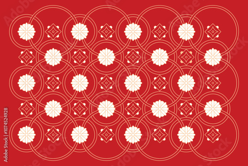 Chinese traditional floral pattern