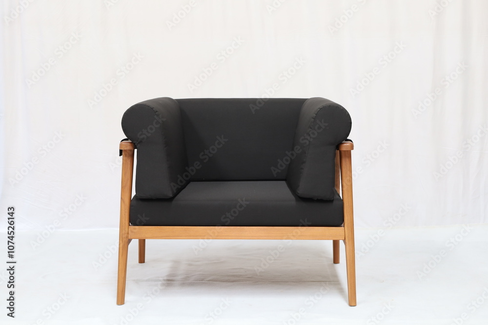 armchair isolated on white background
