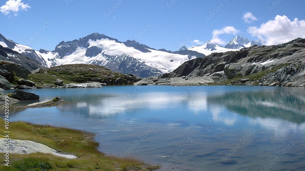 The Alpine Lake Landscape Where Tranquility and Natural Beauty Converge, Unveiling the Splendor of this Mountainous Haven The Alpine Lake Landscape Where Tranquility and Natural Beauty Converge, Unveiling the Splendor of this Mountainous Haven