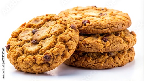 Delicious Oatmeal Cookies with Bite Mark - Rule of Thirds Photography