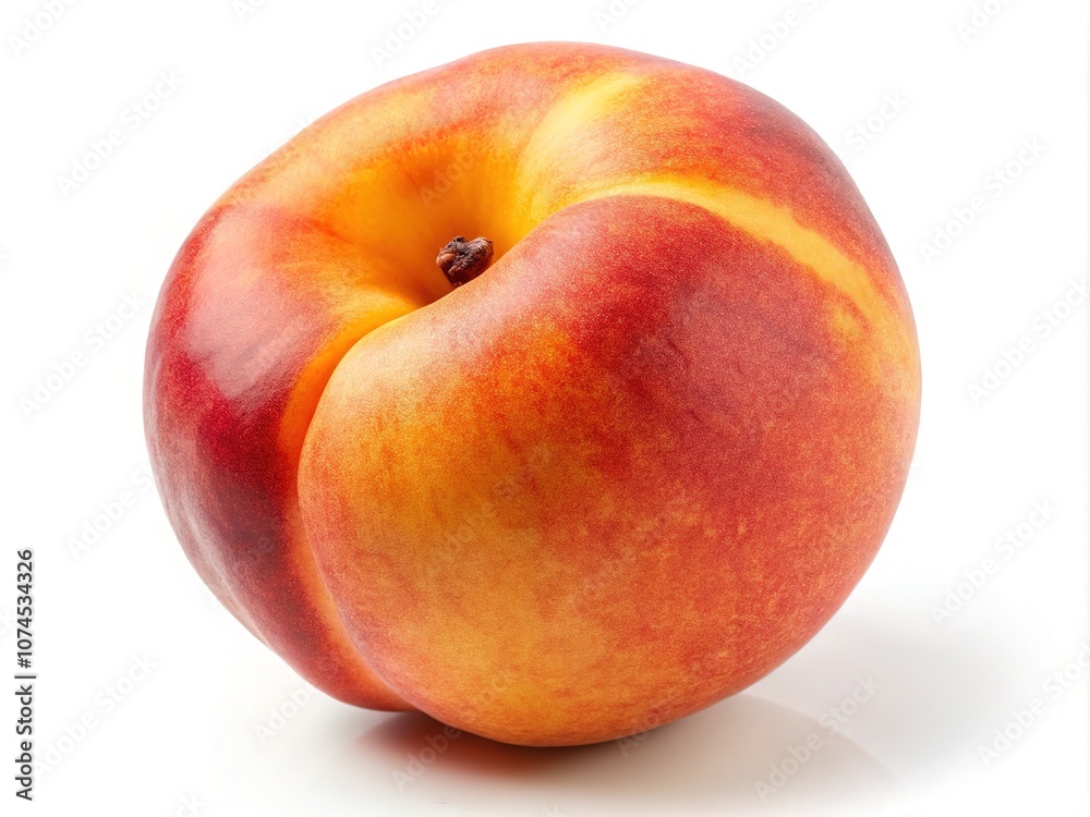 Peach Fruit Low Light Isolated Photo with Clipping Path Peach Fruit Low Light Isolated Photo with Clipping Path