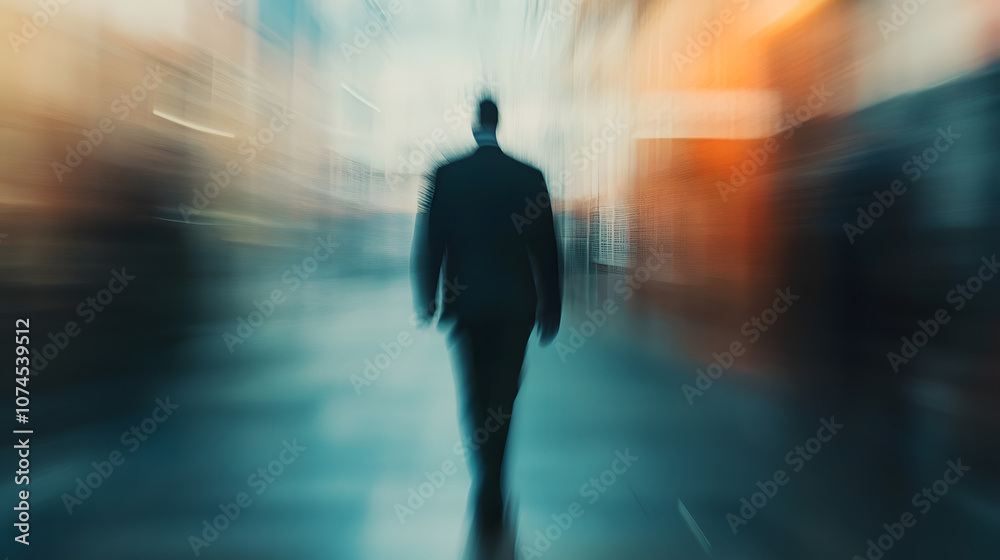 blurred business person for background blurred business person for background