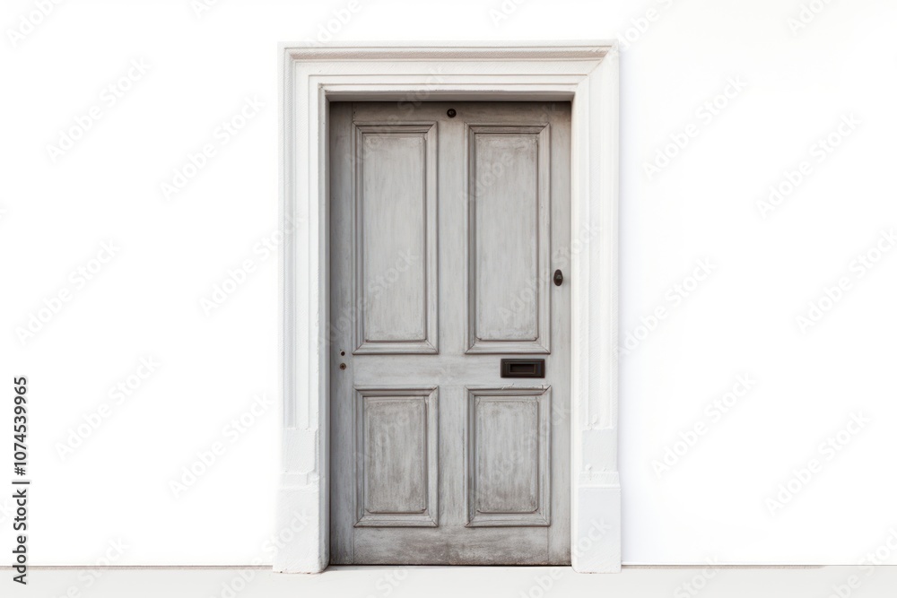Door house wood white background. Door house wood white background.