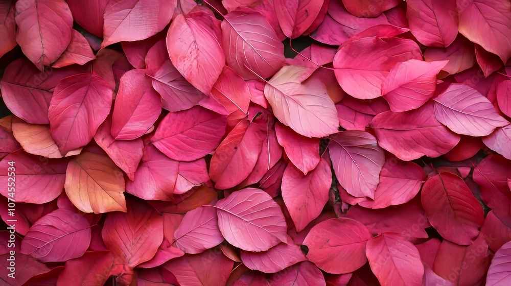Pink leaves fall background, autumn concept background Pink leaves fall background, autumn concept background