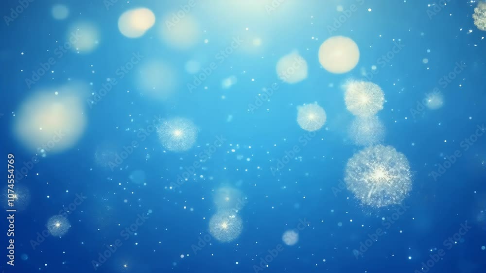 An abstract azure background video floating glowing particles sparkling effect ideal festive New Year’s celebrations winterthemed event promotions magical celebratory atmosphere christmas blue star An abstract azure background video floating glowing particles sparkling effect ideal festive New Year’s celebrations winterthemed event promotions magical celebratory atmosphere christmas blue star