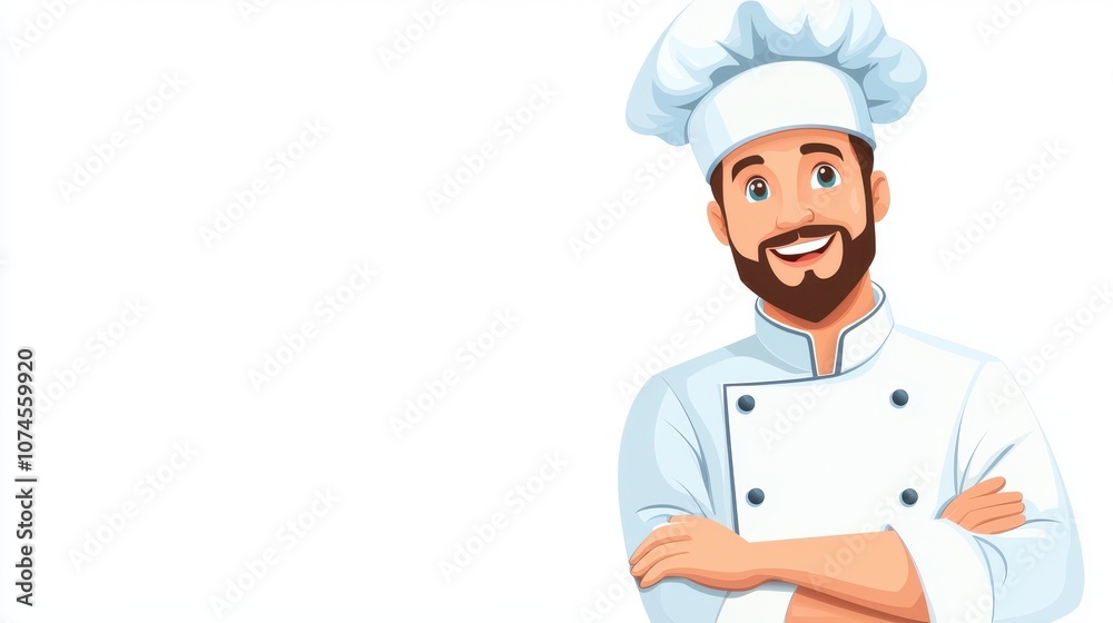 Discover the creative world of cartoon chef designs engaging flat illustrations for your next book project Discover the creative world of cartoon chef designs engaging flat illustrations for your next book project