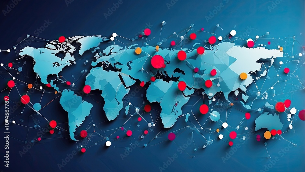 worldwide technology, medical innovation concept, vector abstract background- worldwide technology, medical innovation concept, vector abstract background-