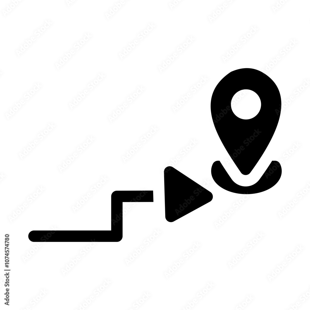 Solid icon depicting a travel destination pin with a clean, minimalist design. Useful for apps, maps, travel websites, and tourism branding, in vector or digital format. Solid icon depicting a travel destination pin with a clean, minimalist design. Useful for apps, maps, travel websites, and tourism branding, in vector or digital format.