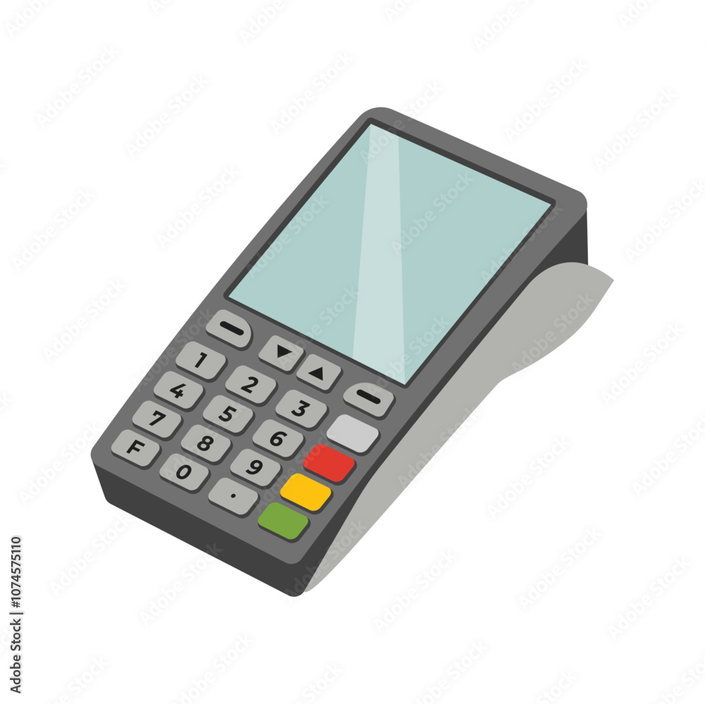 Payment Machine Vector Illustration- 02