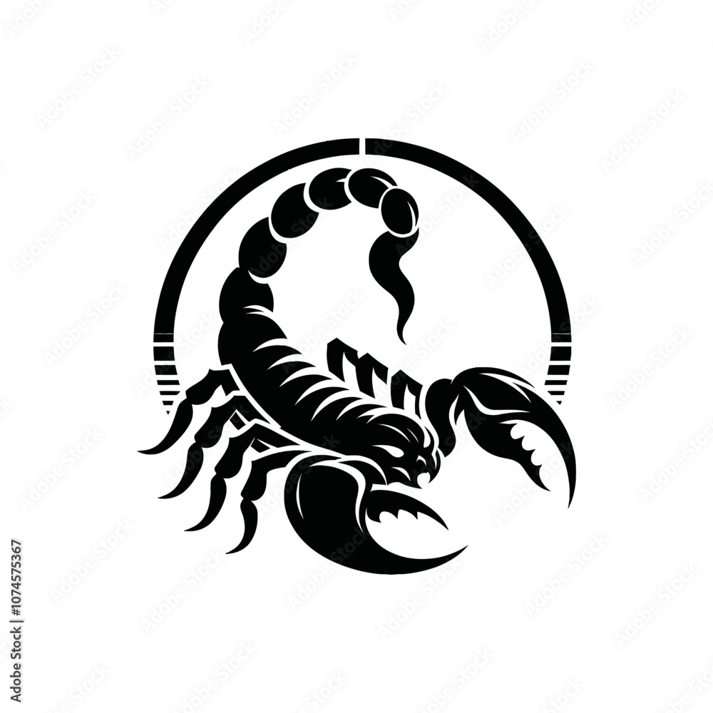 Naklejka premium scorpion Vector logo