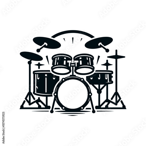 Drum kit logo