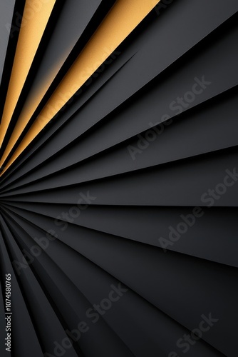 Wallpaper Mural A black and gold striped background with a white line in the middle Torontodigital.ca