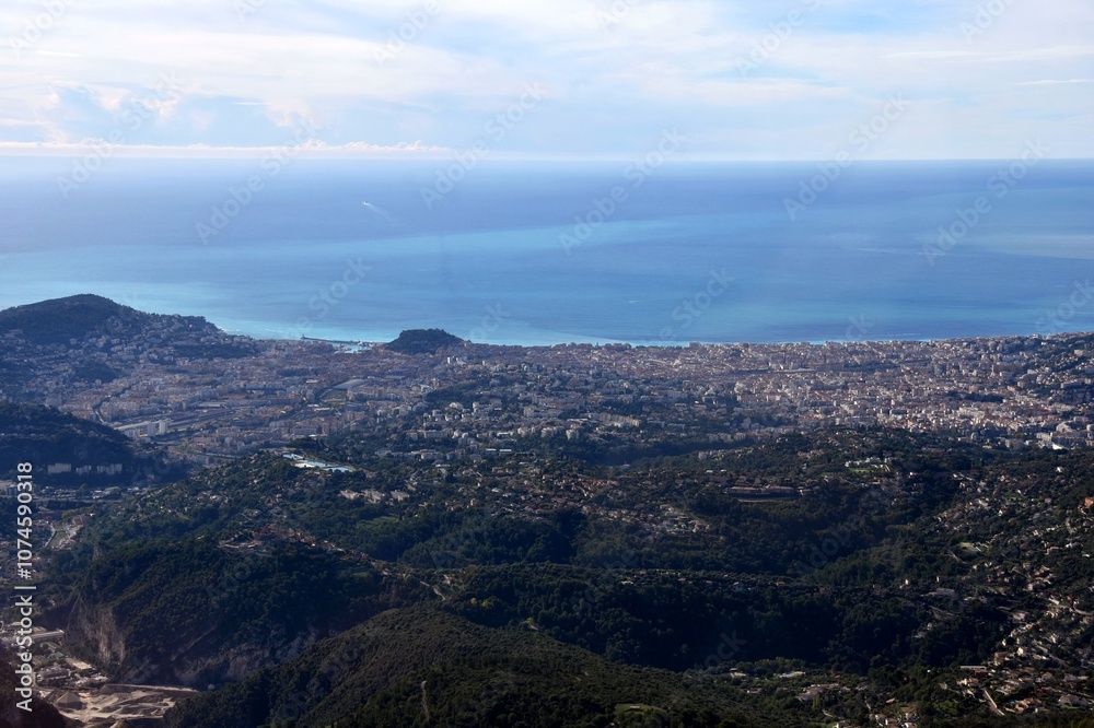 Ville de Nice, vue d'avion Ville de Nice, vue d'avion