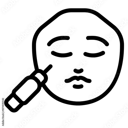 Mesotherapy Line Icon
