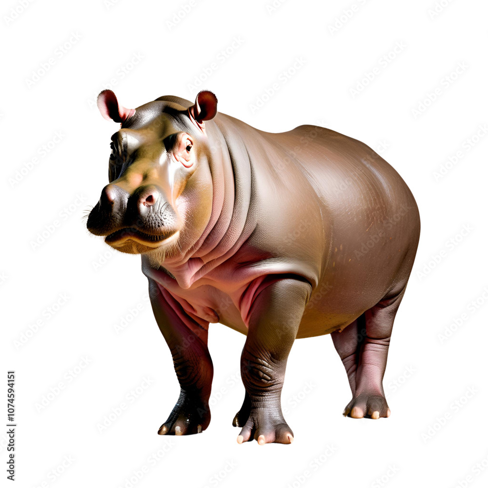 hippopotamus isolated on white hippopotamus isolated on white