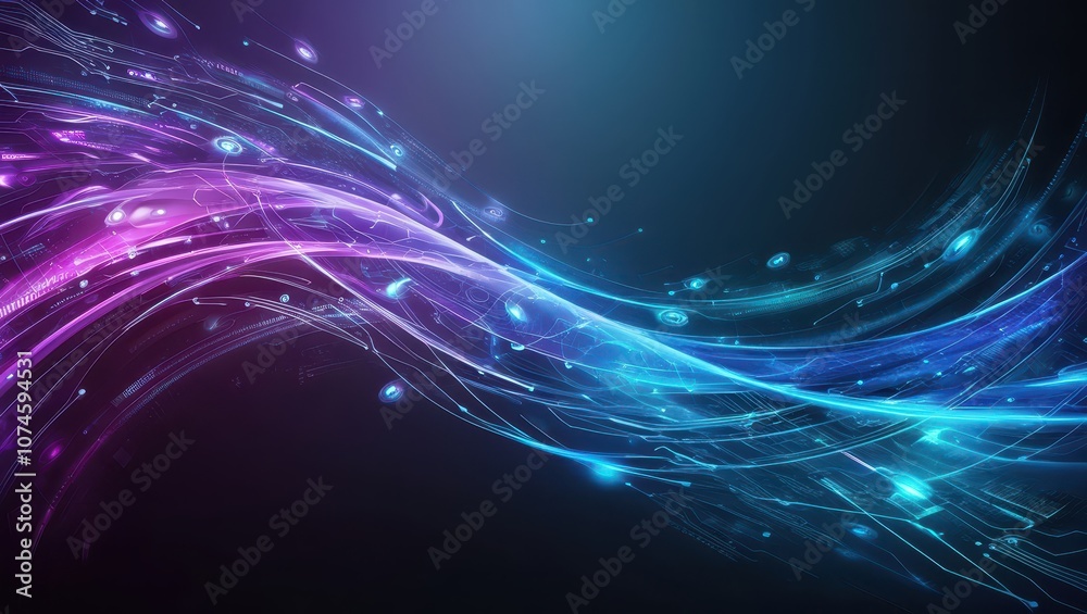 abstract background with glowing lines abstract background with glowing lines
