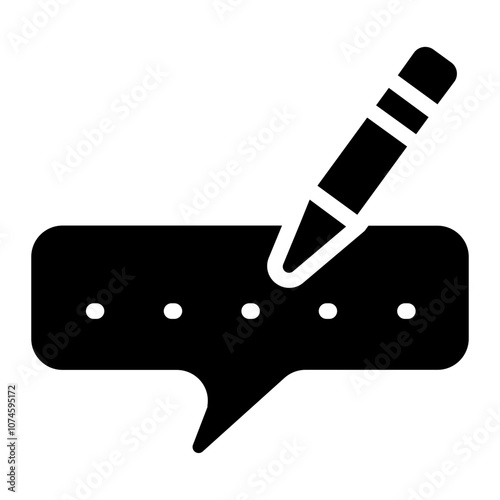 Writing review Solid Icon