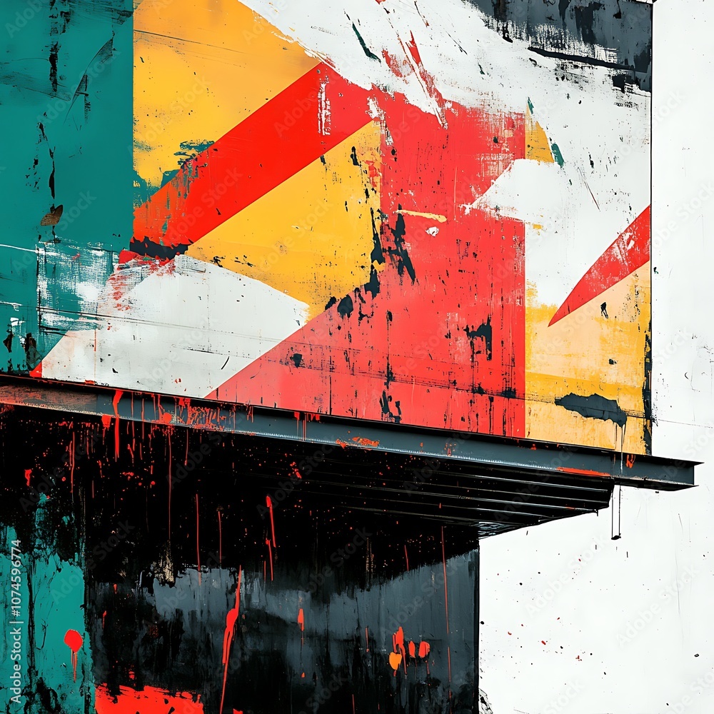 Fototapeta premium Billboards isolated on a white background, close up