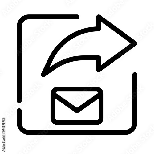 Icon Share With Style Outline