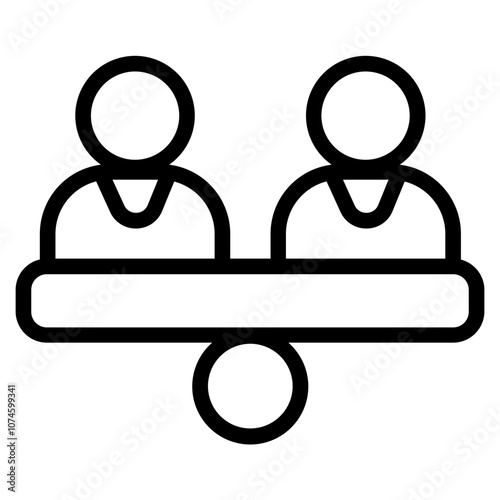 Debate Line Icon
