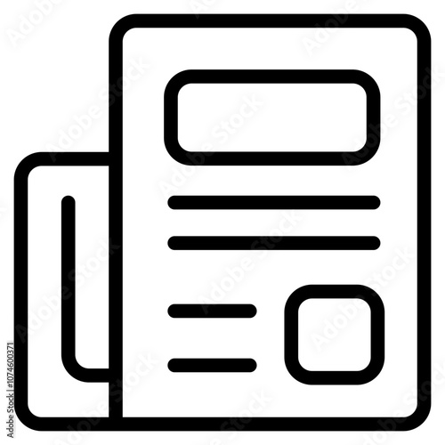 News Line Icon