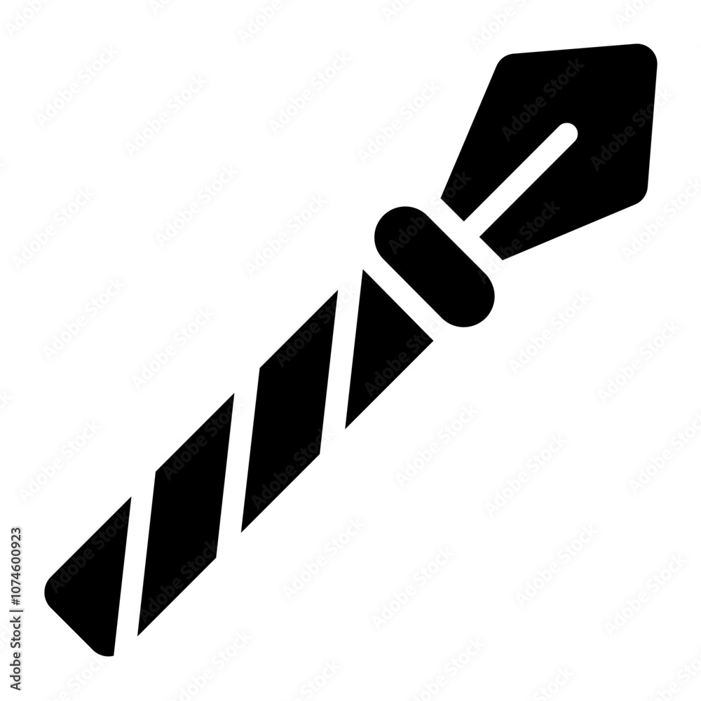 Spear Solid Icon Spear Solid Icon