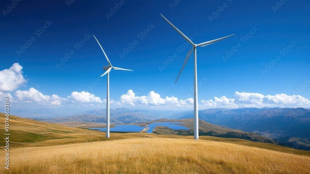 Wind Turbines and Solar Farms: A Sustainable Energy Landscape Merging Wind and Solar Power for a Greener Future Wind Turbines and Solar Farms: A Sustainable Energy Landscape Merging Wind and Solar Power for a Greener Future