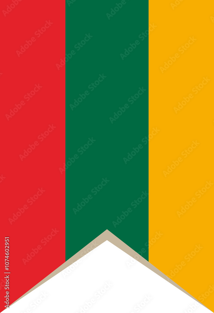 Fototapeta premium National flag of Lithuania
