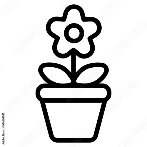 Flower Line Icon