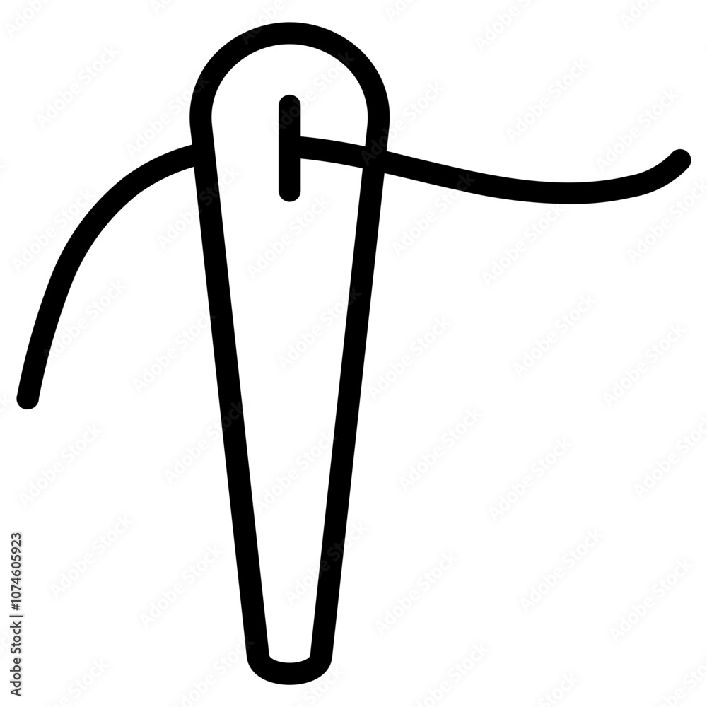 Needle Line Icon Needle Line Icon