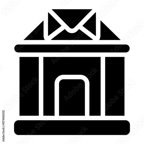 Post office Solid Icon