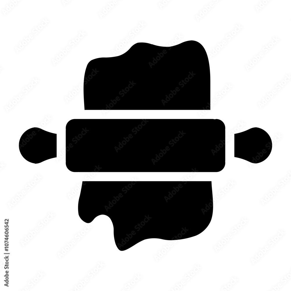 Rolling pin Solid Icon
