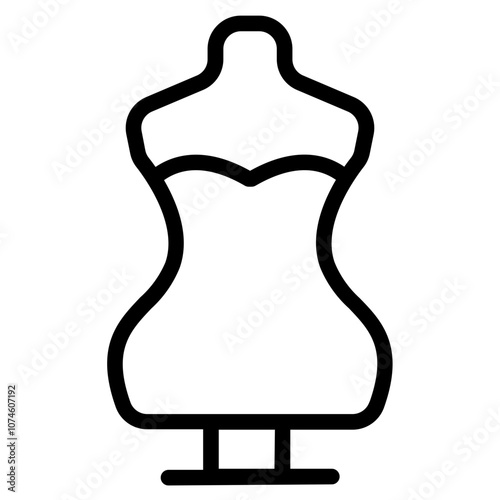 Tailor dummy Line Icon