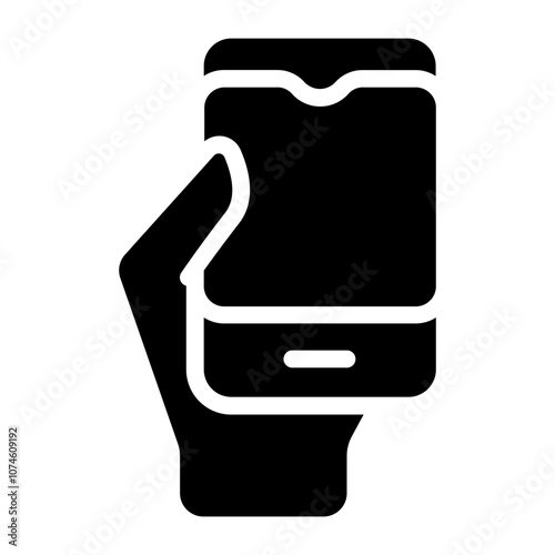 Gadget addiction Solid Icon