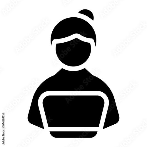 Gen Z Solid Icon