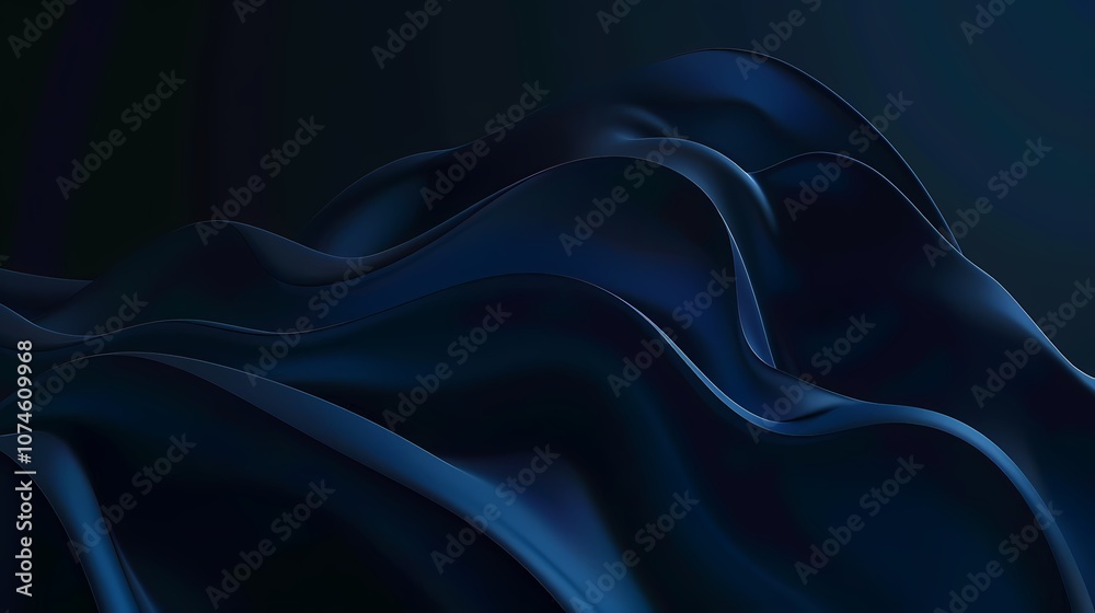 Obraz premium Digital technology blue and violet light emitting curve poster background