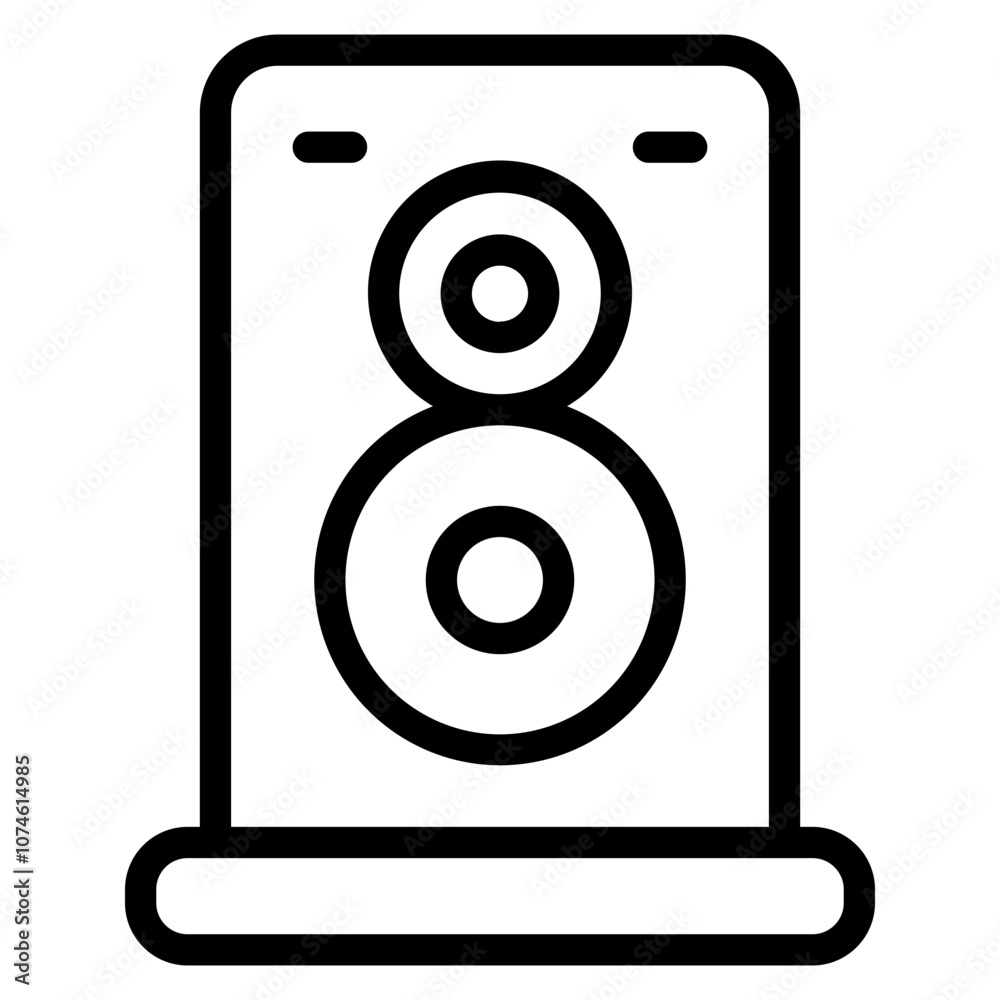 Speaker Line Icon Speaker Line Icon
