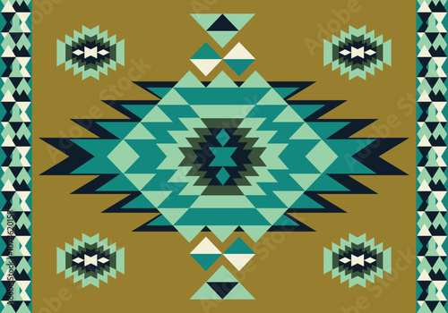seamless native pattern design for carpet fabric wallpaper curtain tablecloth mattresses blanket embroidery ornament textile background bedsheet 